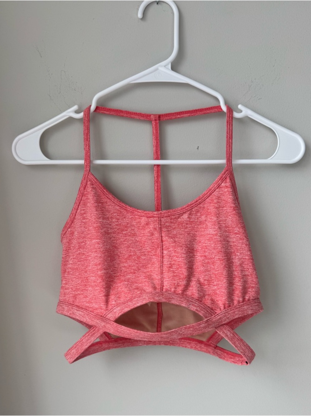 Free People FP Movement Infinity Pink Heathered Sports Bra/Top